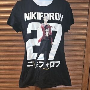 Black Graphic Short Sleeve Tee